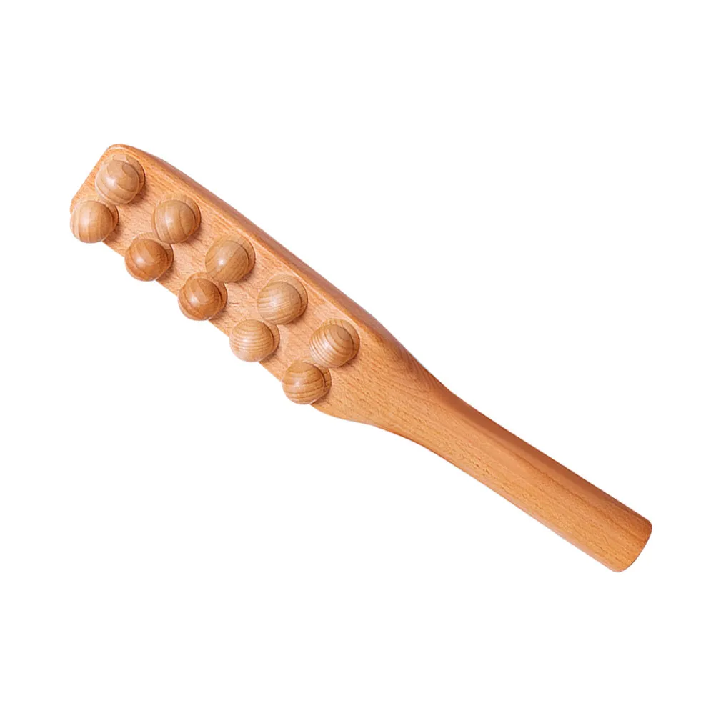 

Wood Massage Hammer Manual Stick Full Body Meridian Relief Portable Wooden Massage Tools for Back Leg Arm Muscle Relaxation