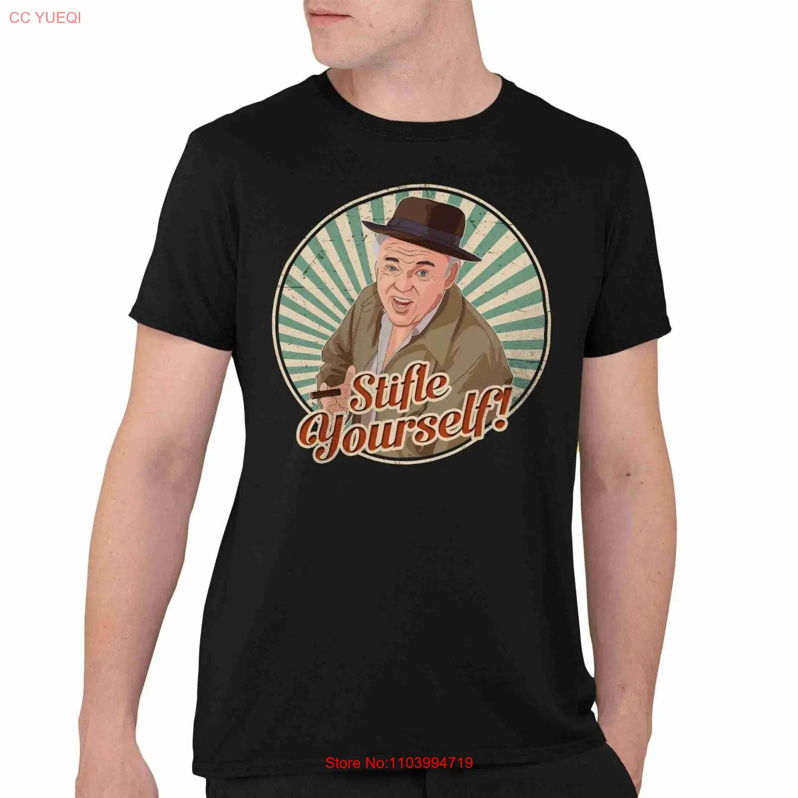 Archie Bunker All In The Family Stifle Yourself Vintage Light Unisex T-Shirt