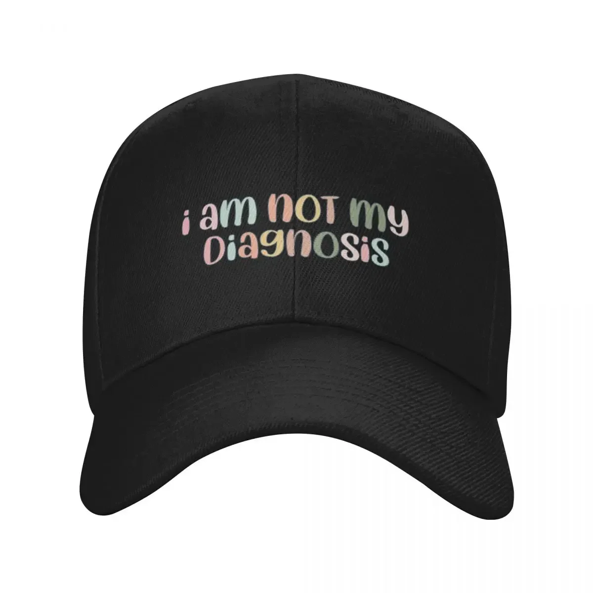 i am not my diagnosis Baseball Cap |-F-| Male hat Vintage Women Beach Fashion Men's