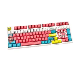One Piece Theme Keycap Set - Cherry Profile PBT Key Caps Compatible with 108 68 87 98 Key Mechanical Keyboards