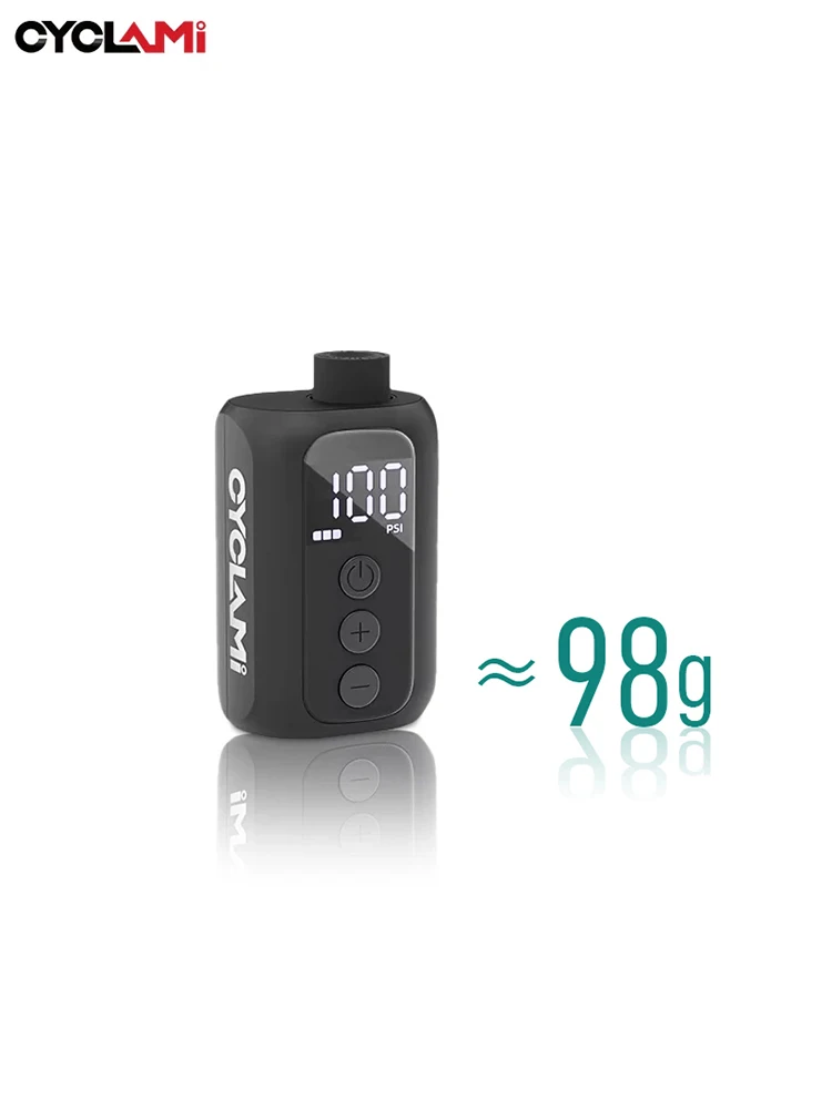 AliExpress CYCLAMI 100 PSI High Pressure With Screen Mini Pump Portable Pocket Bike Electric Air Pump bicycle Fast Compressor Tire Inflator