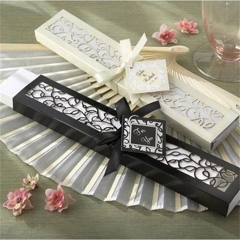1pc Ivory Bridal Chinese Bamboo Silk Hand Fan Wedding Favors Guests Gifts Hot Sale view 4