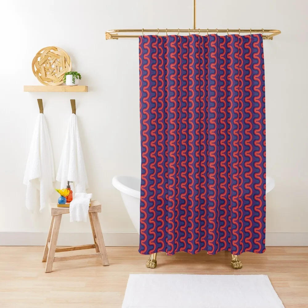 Panton Flashback Shower Curtain For The Bathroom Bathroom Shower Curtain