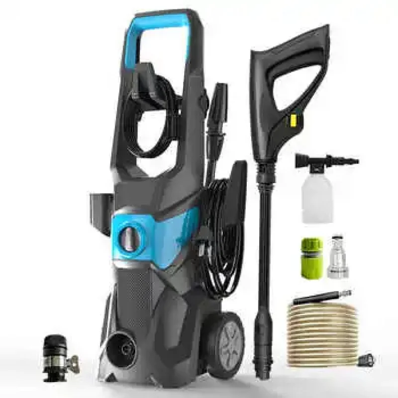 High Power Fully Portable Motorized Pressure Washer, Manual Cold Cleaning, Handheld Multi-purpose, Car Wash Shop Cleaning Tool