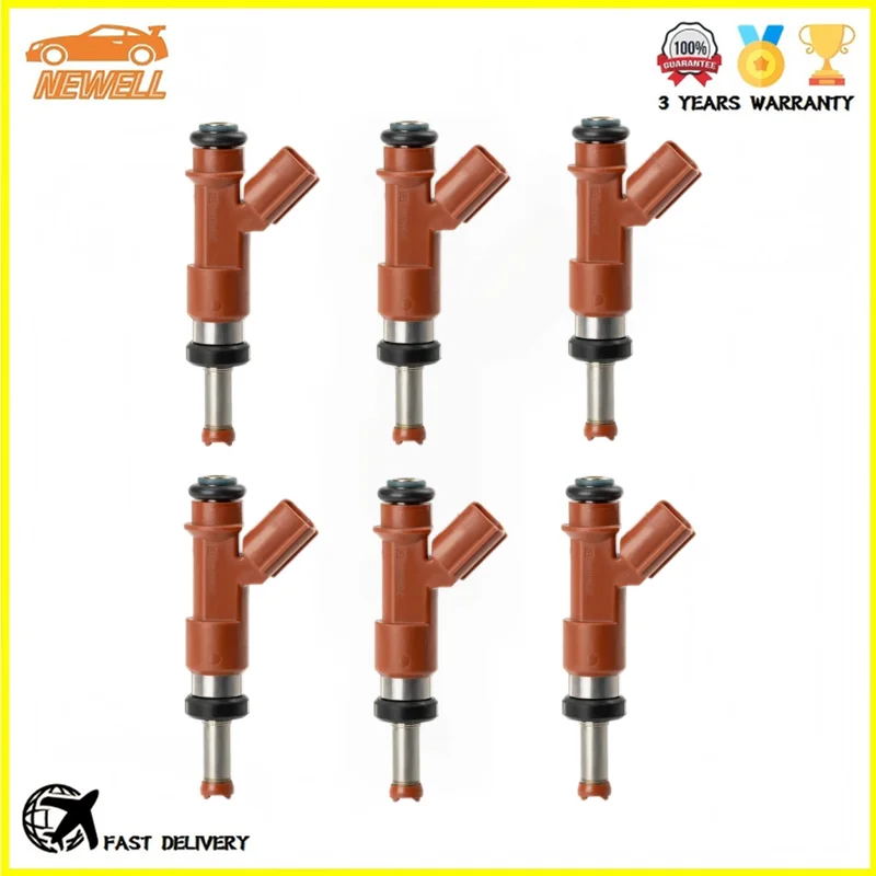 6pcs 23209-31050 23250-31050 23250-0P040 Fuel injector For  Toyota Camry Avalon RAV4 Sienna Highlander Lexus ES350 RX350 3.5L