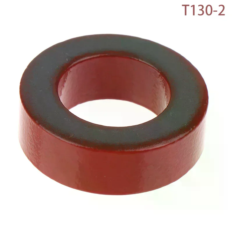 T130-2 for Iron Ferrite Toroid Cores Inductors Red Ring Low Permeability High Quality Material