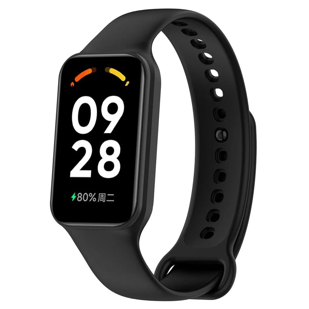 شريط سيليكون حزام وحالة ل Redmi الذكية الفرقة 2 الزجاج المقسى حامي الشاشة غطاء غلاف الملحقات ل Redmi Band2