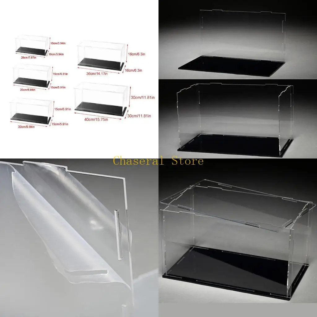 E7CE Show for Case Model Figurine Display Box for Animation Figure Collectors for Pro
