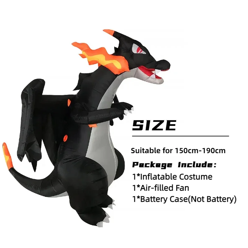 

Dinosaur Inflatable Adult Costume Halloween Dragon Inflatable Set Halloween Fire Breathing Dragon Party Fancy Dress Set 2025