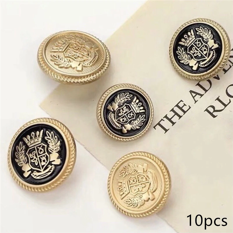 Hot Selling Metal Buttons for Clothing Sewing Supplies and Accessories Hand-stitched Coat Jacket Buttons 20mm Clothes Buttons