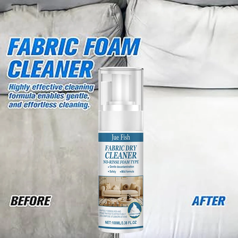 إزالة التلوث بدون منظف المياه، أريكة قماشية، رغوة التنظيف الجاف، ستارة سجادة منظف متعددة الوظائف #3