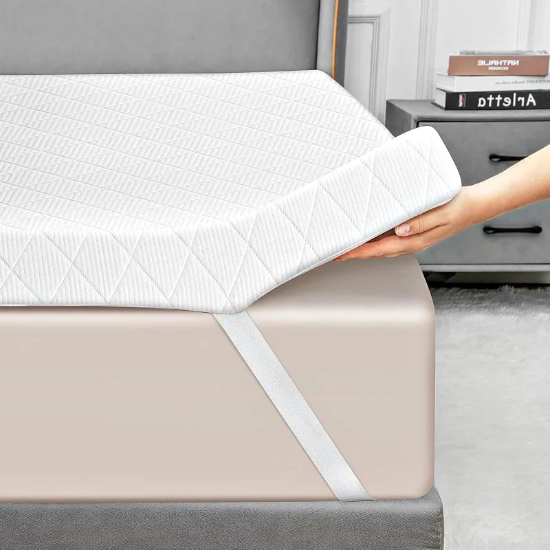 

Twin Mattress Topper, 3 Inch Memory Foam Mattress Topper Twin Size, Cooling Twin Bed Topper for Pain Relief Pressure