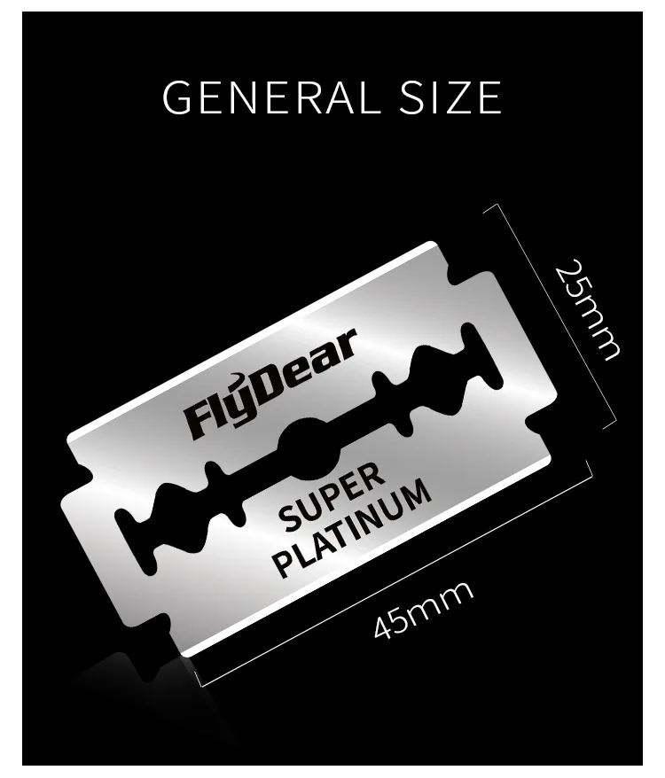 30/50/100 قطعة مزدوجة حافة شفرات حلاقة الرجال الحلاقة للحلاقة الرجال شفرة المهنية الحلاق الحلاقة أداة تهذيب اللحية