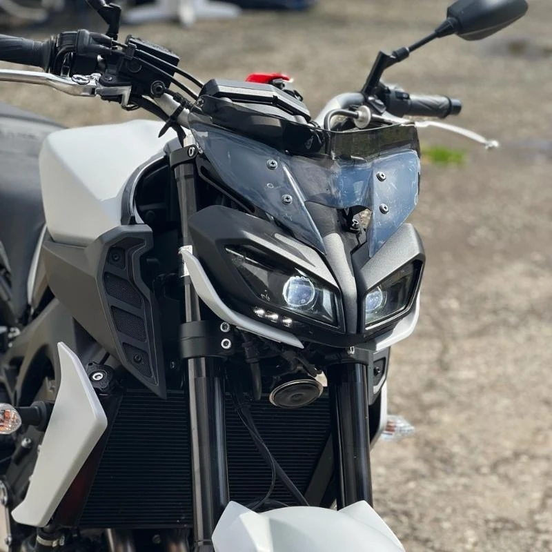 

P5ED Upgraded Motorcycle Front Windshield Windscreen Fairing Deflector Motorbike Part Simple Installation used for MT09