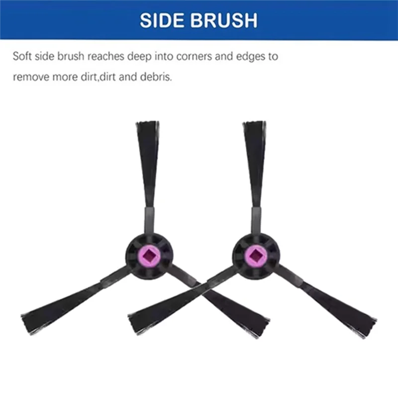 مجموعة ملحقات T27C مكونة من 25 قطعة للمكنسة الكهربائية JONR P20 PRO/T5 Pro تتضمن فرشاة جانبية دوارة وسادة ممسحة كيس لجميع الغبار