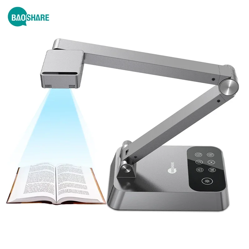 18MP A3 HD MI Document Camera Visualizer Scanner Built-in Microphone  Visual Presenter