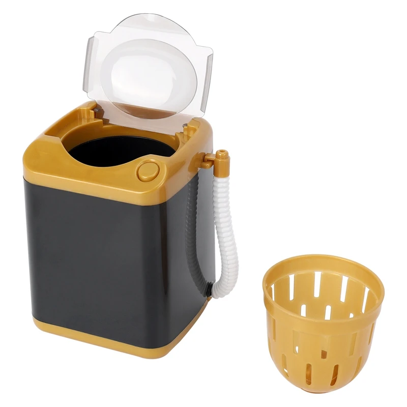 Multifunction Gold Blender Washing Machine Kids Washing Machine Toy Beauty Sponge Brushes Makeup Brush Cleaning Electric Washer