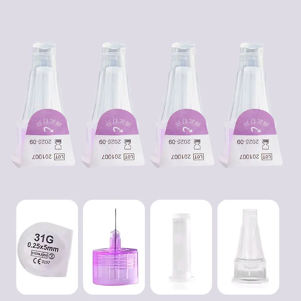 100-500Pcs 31G 5mm Insulin Needles For Lilly Insulin Injection Pen Individual Packaging Medical Insulin Needle