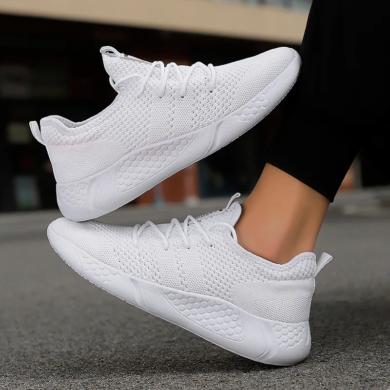 Damyuan Fashion pria kasual kulit sepatu Mesh bernapas Sneakers pria desainer Tenis pria sepatu datar pria loafer Zapatillas Hombre