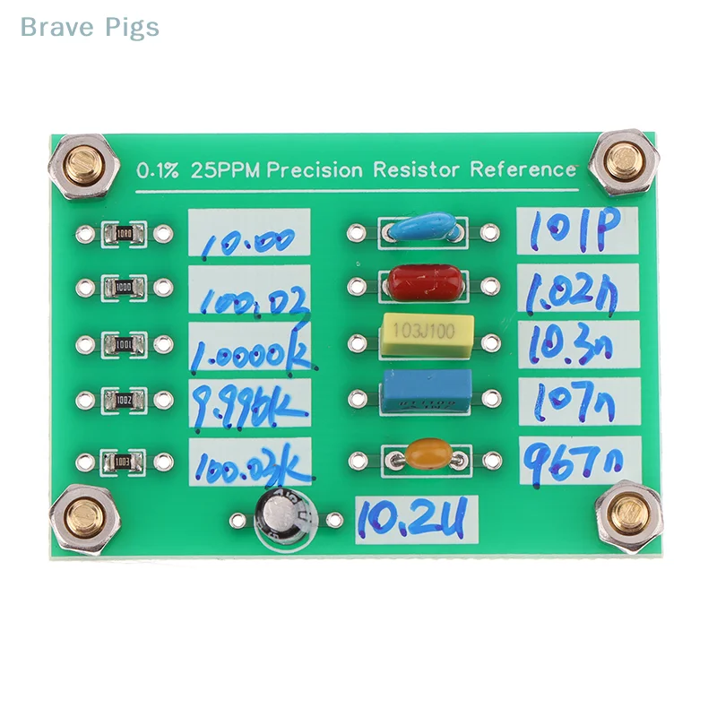 Precision Resistance Reference Board Used With AD584 LM399 To Calibrate And Calibrate Multimeters