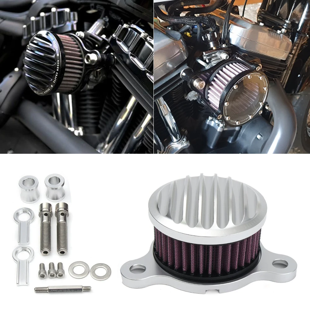 

New Motorcycle Air Cleaner Intake Filter System Accessories For Harley-Davidson Sportster 883 1200 1991-2016 Iron 883 2009-2016