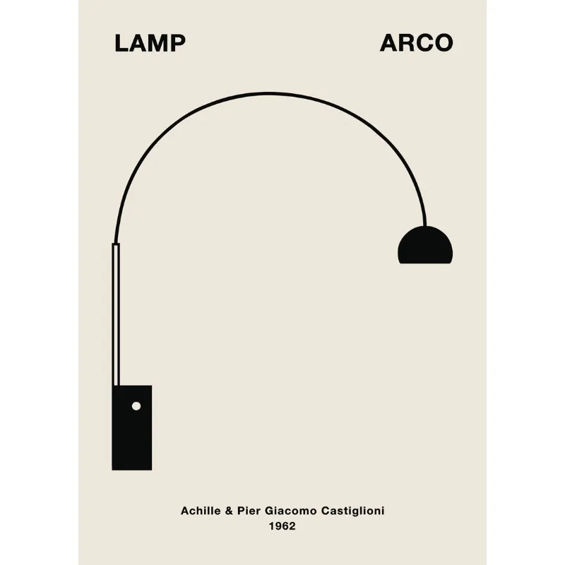 Affiche classique de l'architecture abstraite de Farnsworth House, Design Bauhaus, peinture sur toil