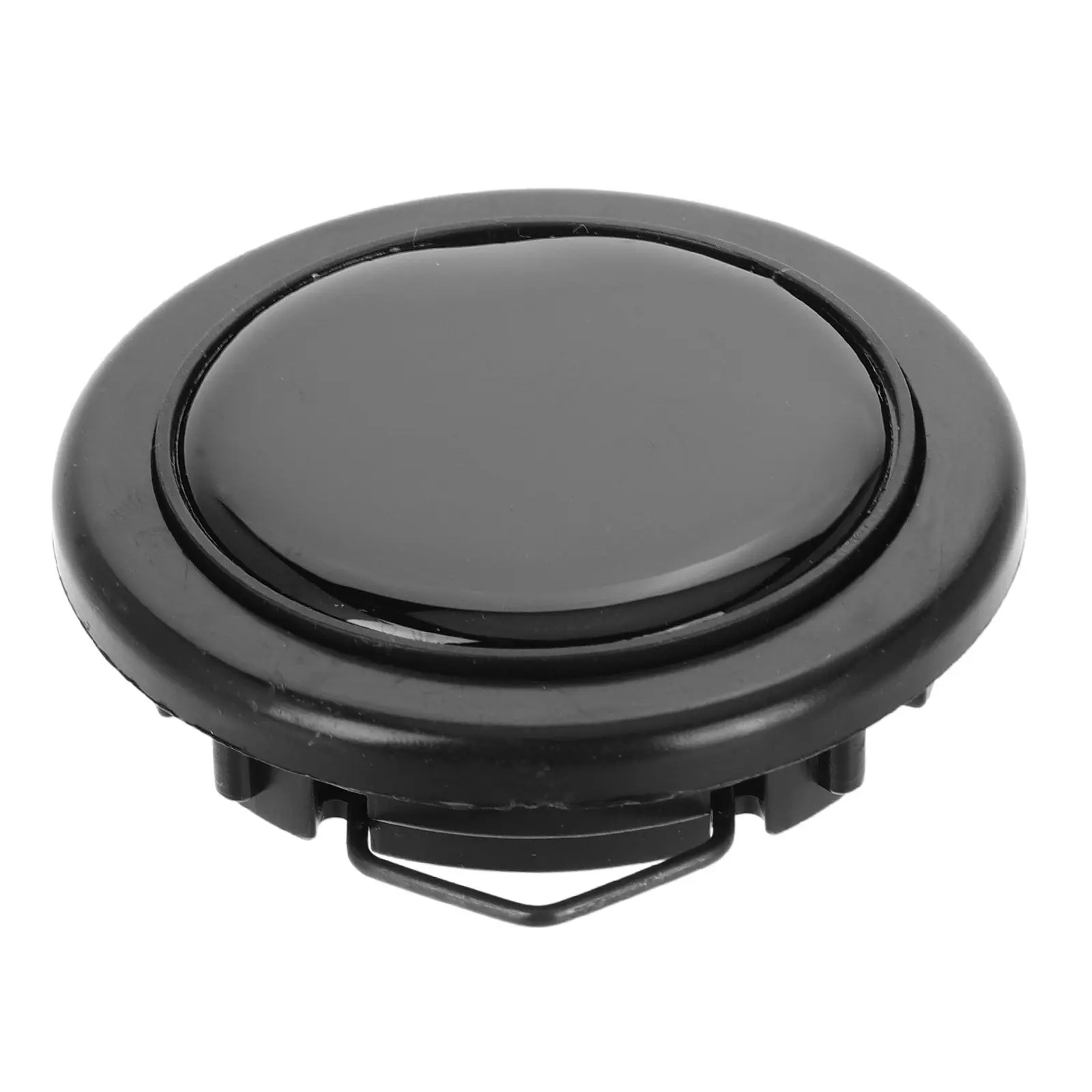 

Steering Wheel Horn Button Cover Universal Plastic Resin Racing Style Push Switch Waterproof Shock Absorbing Horn Toggle Button