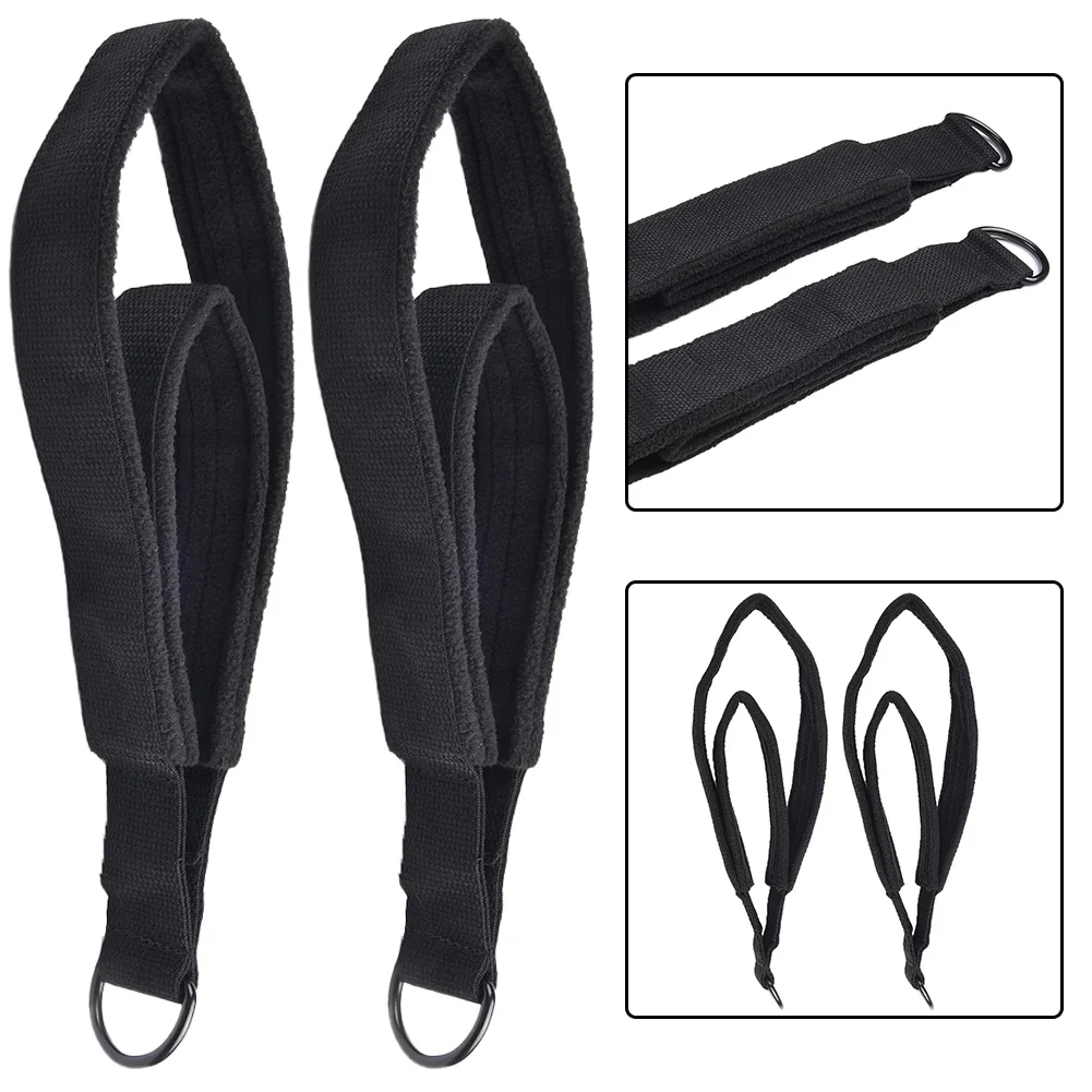 

Lightweight and Portable 2pc Double Loop Pilates For foot Straps Compatible with Most Equipment for Easy Transport