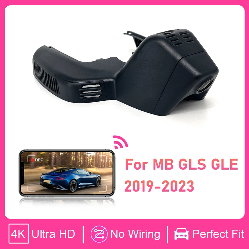 

Dash Cam Car DVR WIFI 4K DashCam Camera For Mercedes-Benz GLE 300D W167 GLE450 GLE350 4MATIC GLS450 Low Configuration 2019-2023