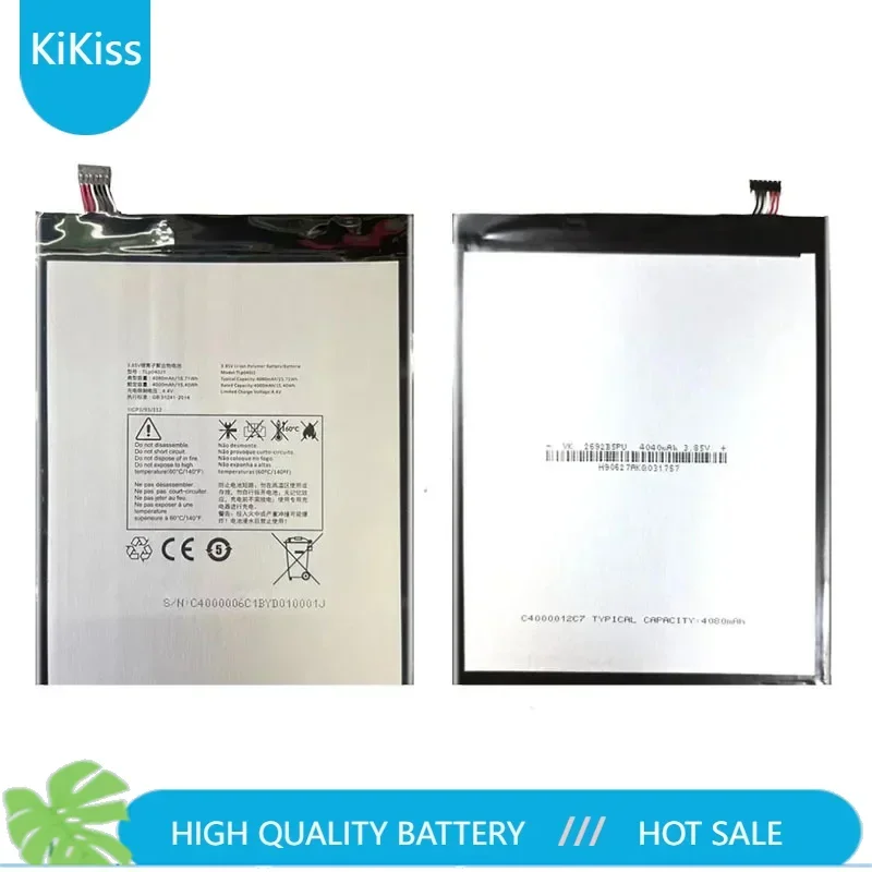 4080mAh Replacement Battery TLp040K7 TLp040J1 For Alcatel A30 Tablet 4G LTE 9024W 8.0