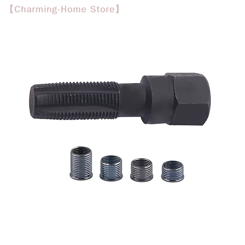 【M】Spark Plug Thread Repair Kit 14mm Car Cylinder Thread Repair Tool Spark Plug Rethreader Kit M14 x 1.25