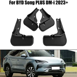 1set  New For BYD SONG PLUS DM-i 2023+ Auto Mudguards Splash Guards Mud Flaps Replacement Installation Car Accessories