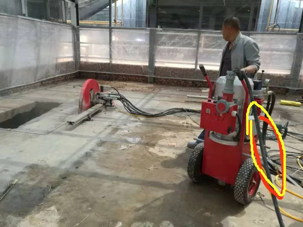 CE Certified High Frequency Electric Wall Saw with Remote Control for Professional Concrete Cutting