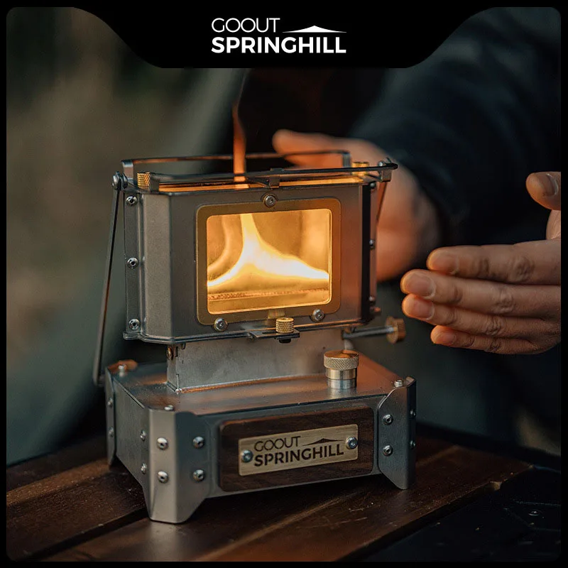 GOOUT SPINGHILL Outdoor Kerosene Stove Fire Spotting Stove Mini Stove Tea Cooker Small Heating Stove Camping Stove