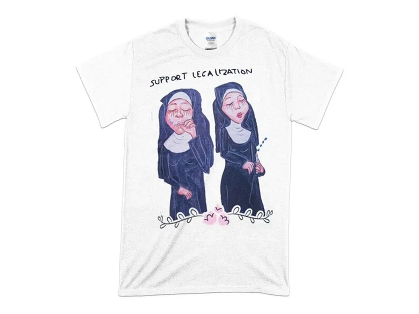 Horror Unholy Nun T-Shirt Men Women 100% Cotton Plus Size Oversized Summer Printed Casual Streetwear O-Neck Unisex Tees 43001