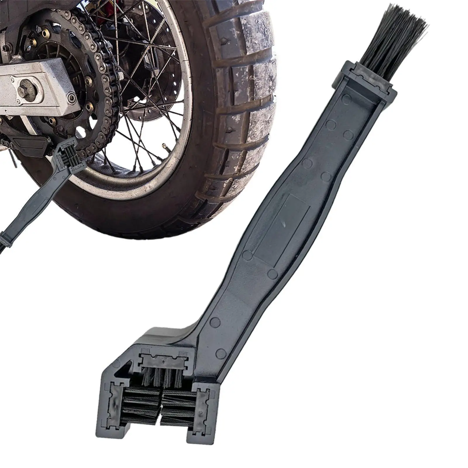 Motorcycle Chain Brush Cleaner Motorcycle Road Bike Chain Clean Brush Bicycle Clean Motorcycle Tools Chain Cleaner Chain Clean