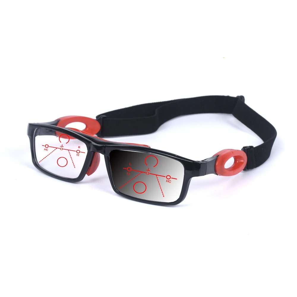 Head-mounted Small Comfort Anti-Impact Shockproof Photochromic Progressive Multifocal Reading Glasses Add 75 to Add 400