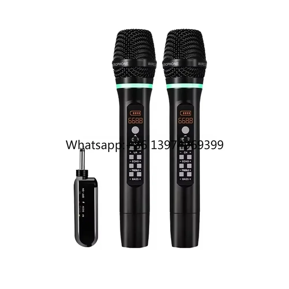 Professional BT Recharging Mic Wireless Karaoke Digital Microphone for Singing