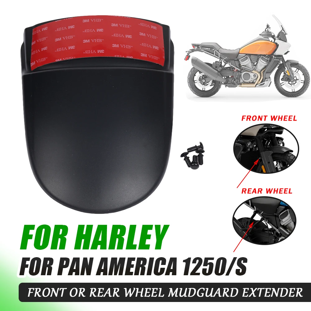 FOR HARLEY PAN AMERICA 1250 S 1250S PANAMERICA1250 Motorcycle Accessories Front Mudguard Fender Rear Extender Extension Guard