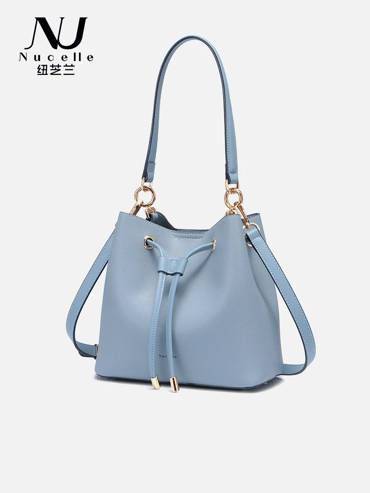 Original Nucelle NU New Zealand Large capacity bucket bag new Korean version of one-shoulder all-in-one handbag