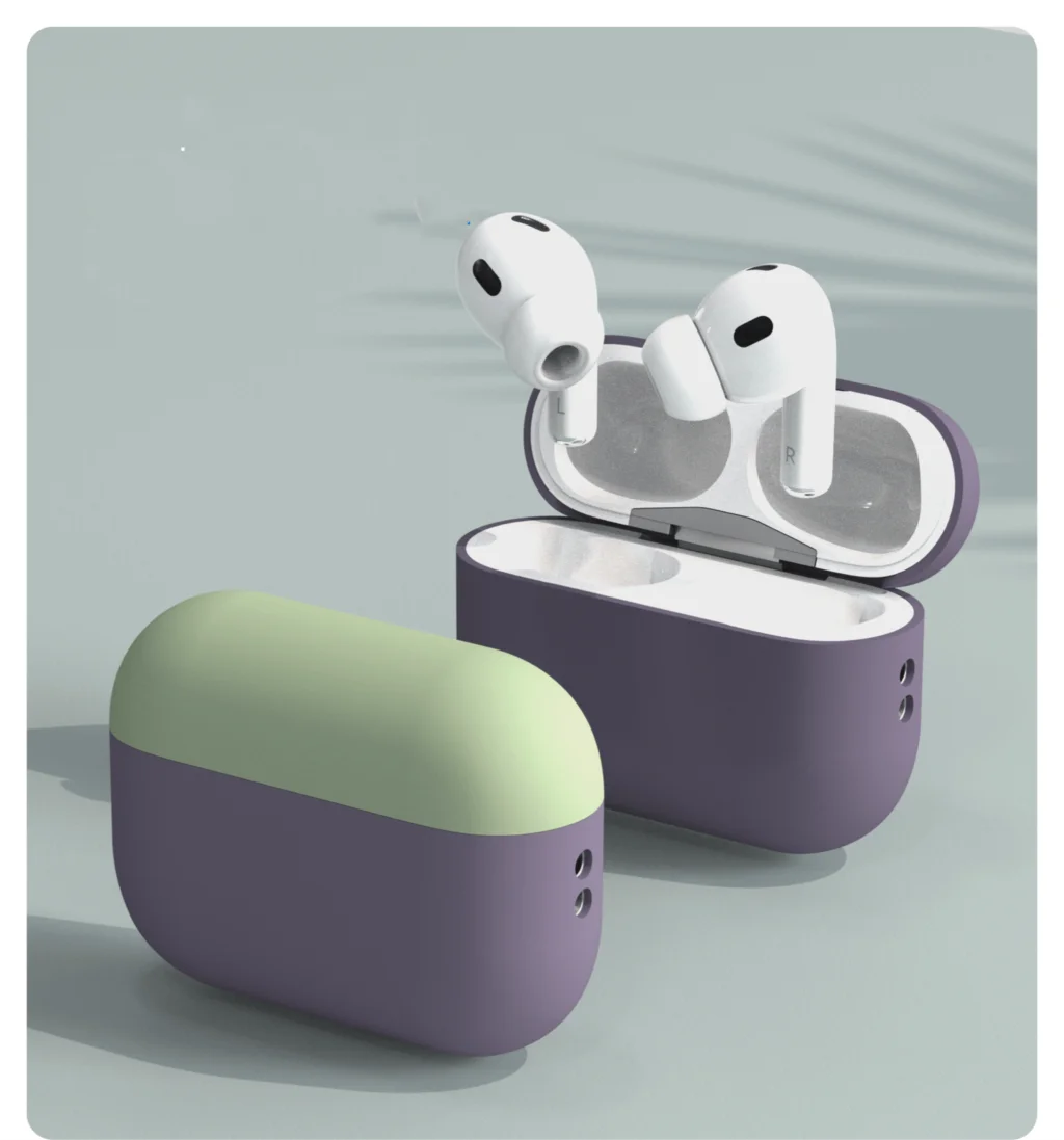 Официальный Мягкий чехол из жидкого силикона для AirPods, беспроводная версия Bluetooth, чехол для Apple Airpods Pro 2, чехол