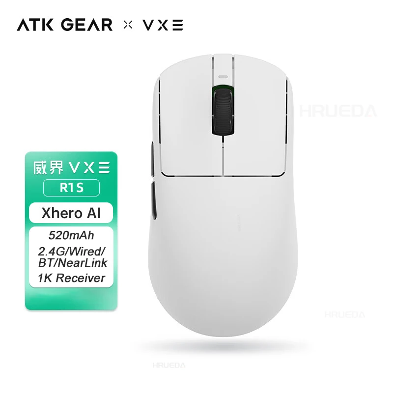 

НОВАЯ Беспроводная игровая мышь ATK VXE Dragonfly R1 S SE Pro MAX с сенсором PAW3395, легкая, для киберспорта и FPS, трехрежимная, с длительным временем автономной работы