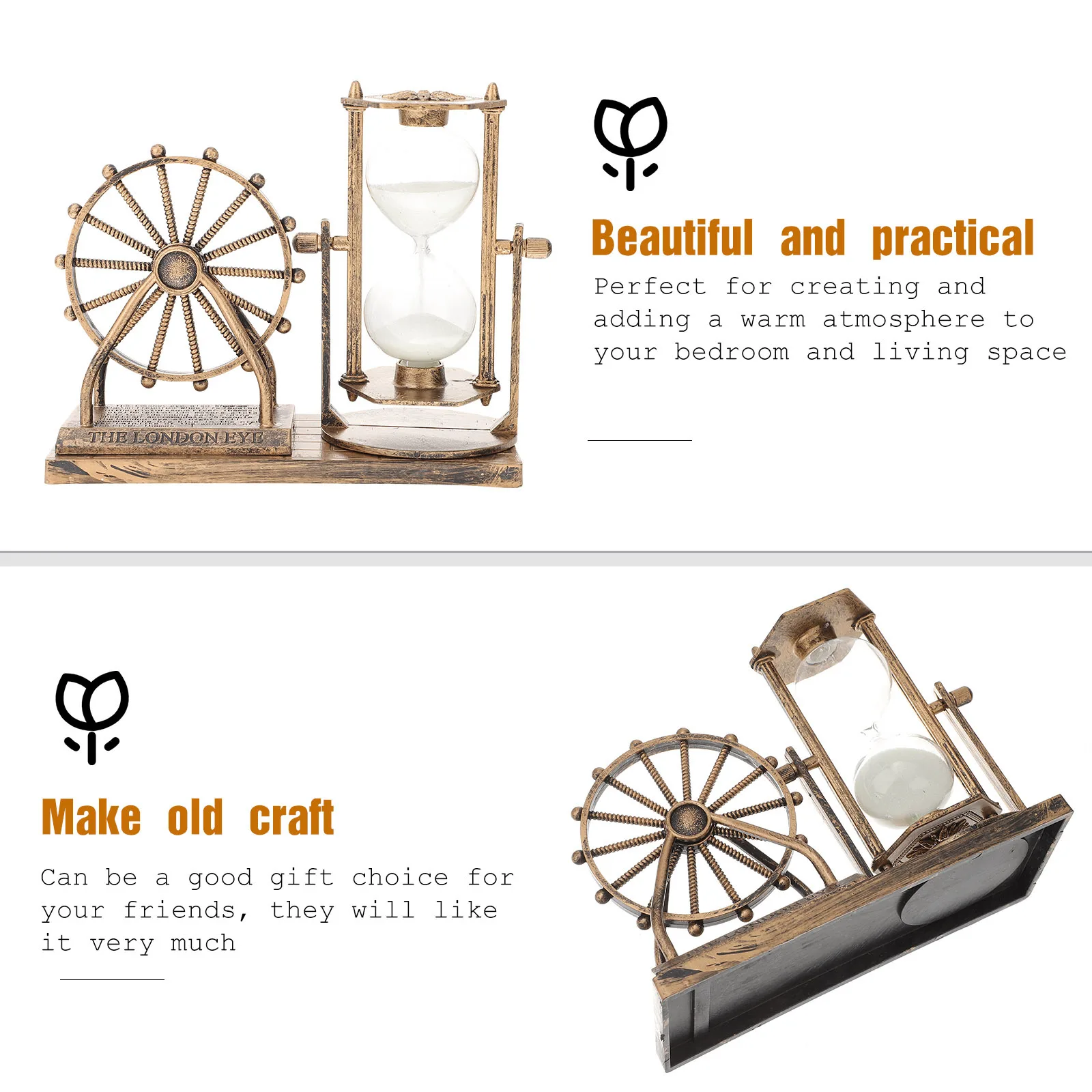 

Ferris Wheel Adornment Tabletop Ferris Wheel Decor Perfect for Creating Warm Ornament Gift Decorative Light