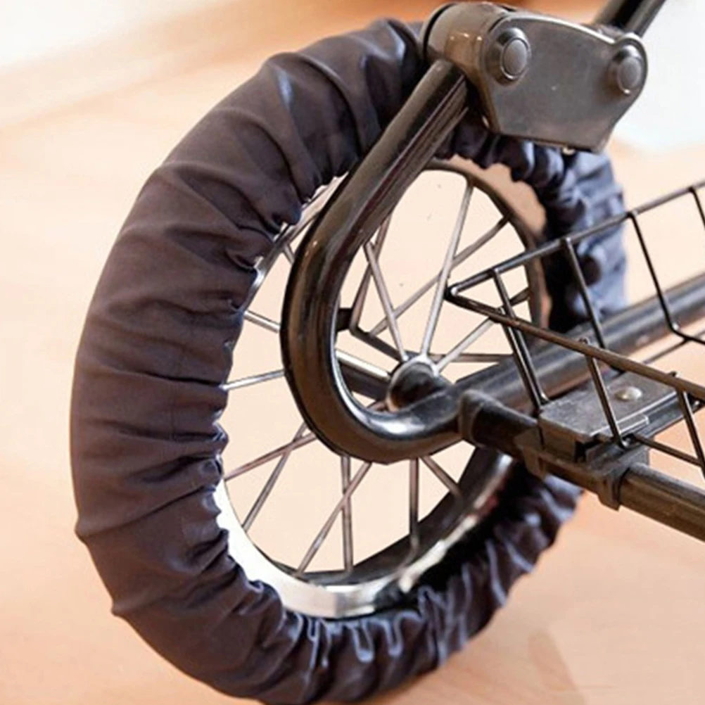 

2 PCS Stroller Wheel Cover Tire Protector Protective Wheelchair Accessory Pushchair