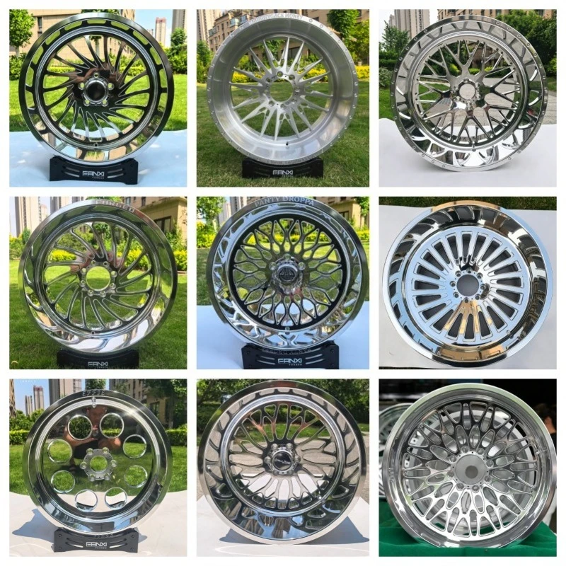 Aggressive Chrome Wheels 22X14 24X14 24X16 26X14 26X16 28X16 6X135 6X139.7 6X5.5 8X170 8X6.5 for Gmc 2500 Chevy 1500 2500