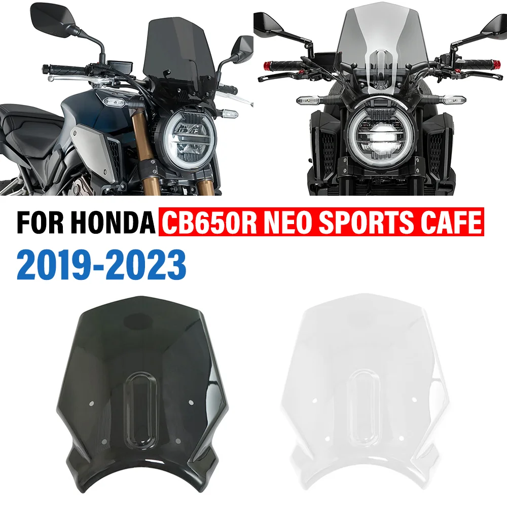 FÜR HONDA CB650R CB650 R 650R 2019 2020 2021 2022 2023 Motorrad Windschutzscheibe Wind Front Luftstrom Windschutz Wind Schild Deflektor