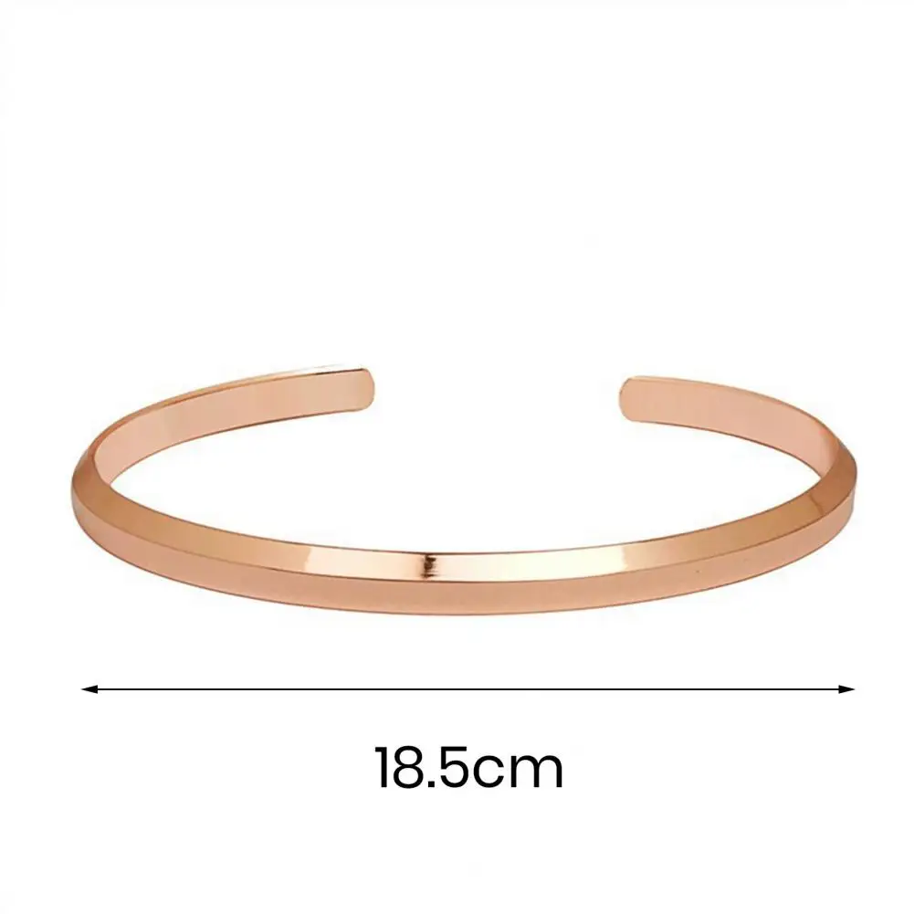 Adjustable Couple Bangle Adjustable C-shaped Metal Bangle Bracelet Double Layer Geometric Couple Jewelry Irregular for Men