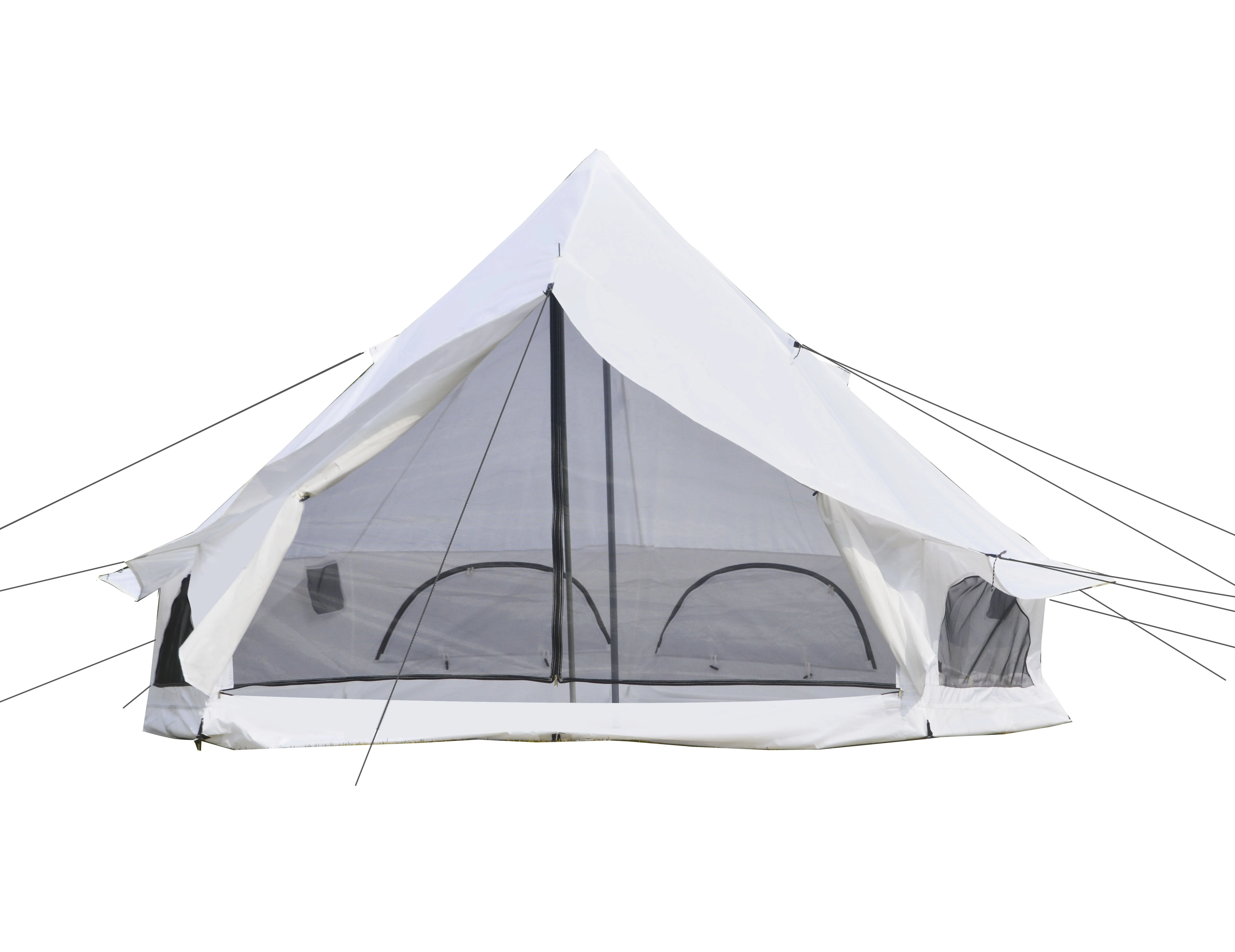 Customized  Luxury  four season  2 Person Water Proof  Yurt Indian Tent Camping Outdoor Oxford  fabric Bell Tent