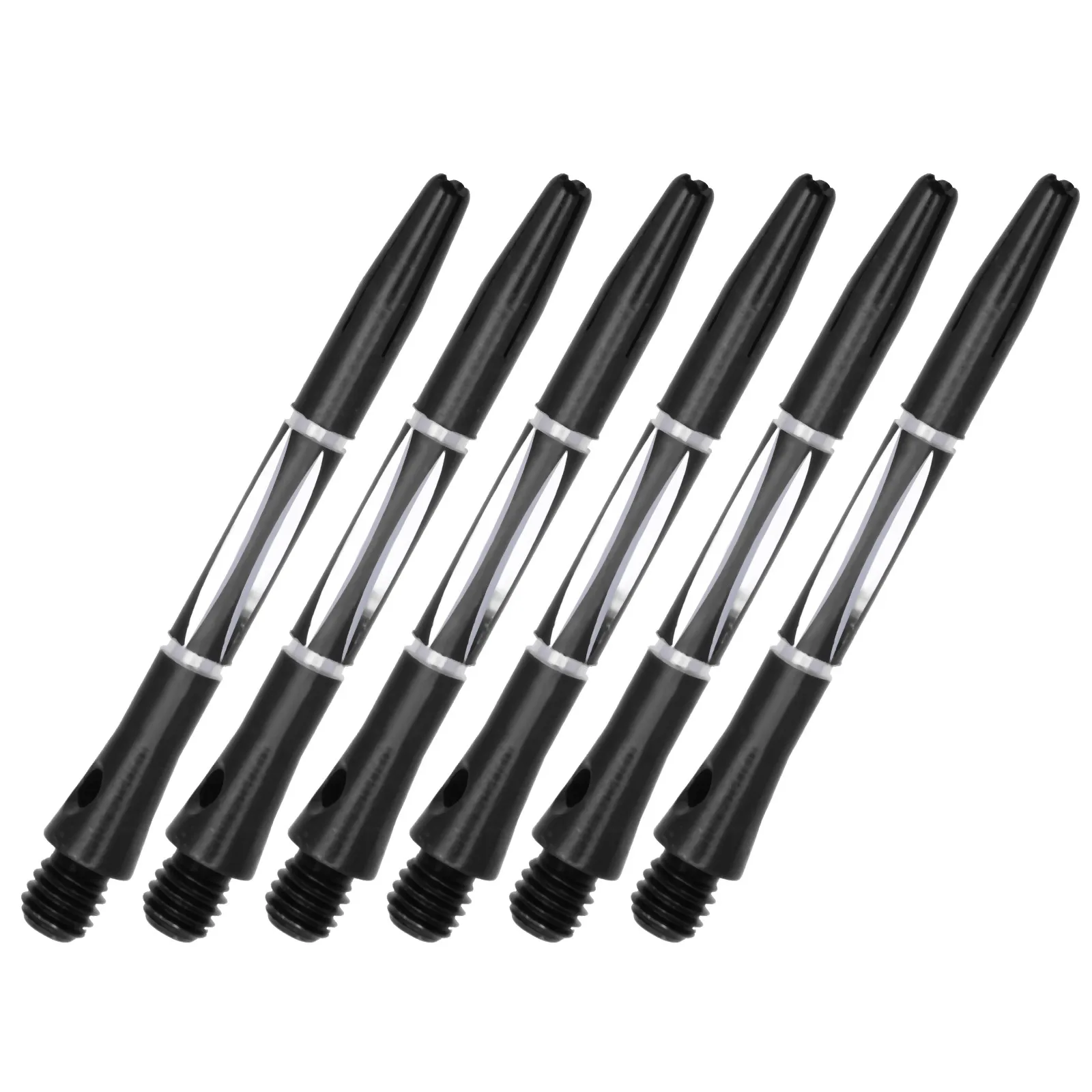 

6pcs Aluminum Alloy Dart Metal Thread Shafts For Accessories Outdoor Stems Replacement Thread Rods Durable Professional