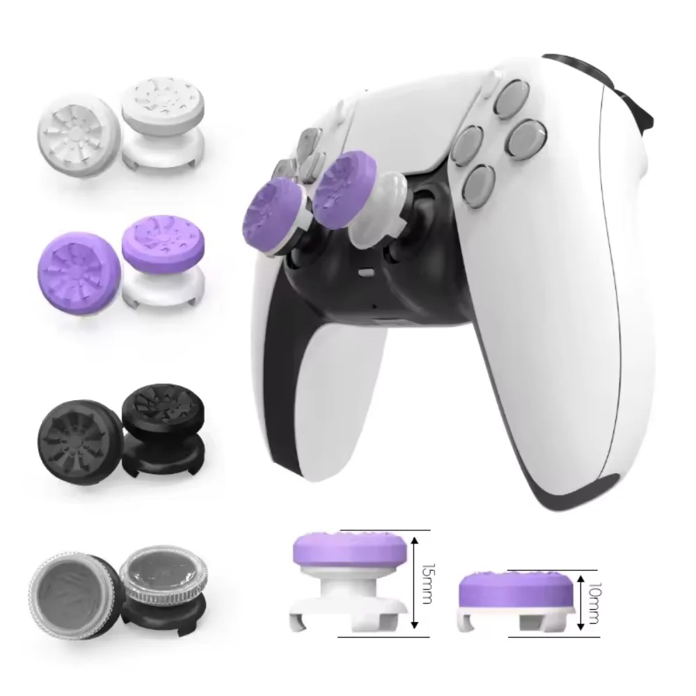 Capas de Silicone para Thumbsticks de Alta Performance 8BitDo Ultimate Controller, Compatíveis com Joysticks PS4, PS5 e Galaxy